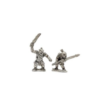 FT2 15mm Fantasy Unarmoured Orcs with Mixed Weapons