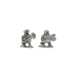 FT62 15mm Fantasy Dwarven Militia with Axes & Warhammers