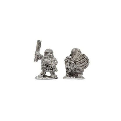 FT63 15mm Fantasy Dwarven Militia with Swords & Clubs