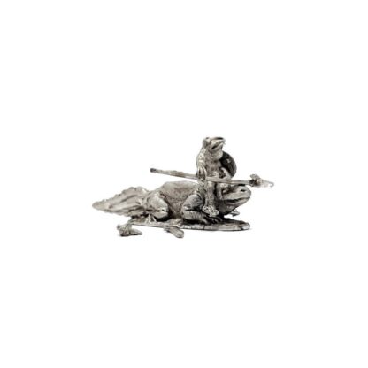 FT71 15mm Fantasy Frog Folk Giant Newt Riders with Mixed Weapons