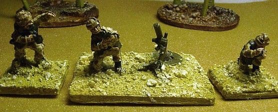 M-B5 20mm Modern British L16 81mm Mortar & 3 Crew Old