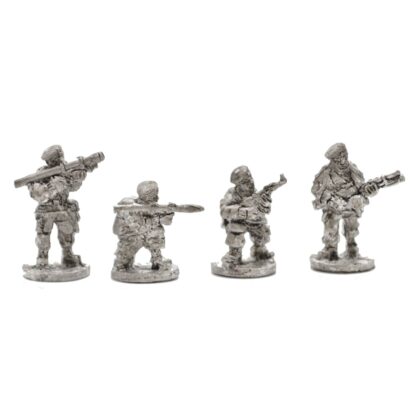 P-GDR6 20mm Modern German Paratroopers with Support Weapons