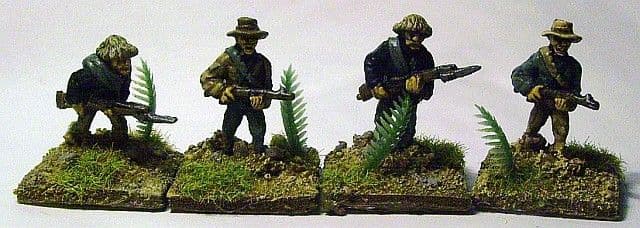 V-VM3 20mm Viet Minh Riflemen Advancing Old