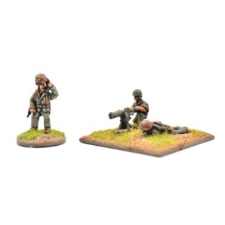W-AM13 20mm WWII American Marine 0.30 cal M1917A1 MG & 3 Crew