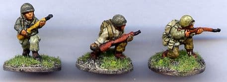 W-AP2 20mm WWII American Airborne Infantry with M1 Rifle Old