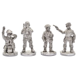 W-B1 20mm WWII British Infantry Command with Radios