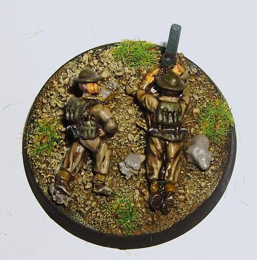 W-B12 20mm WWII British Infantry 2-inch Mortar Teams Old 2