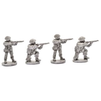 W-B3 20mm WWII British Infantry Firing with Rifles