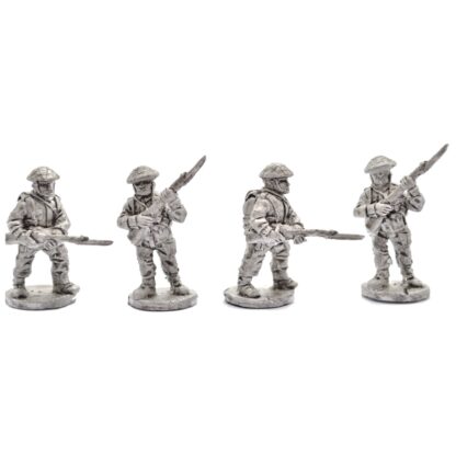 W-B4 20mm WWII British Infantry Advancing with Rifles