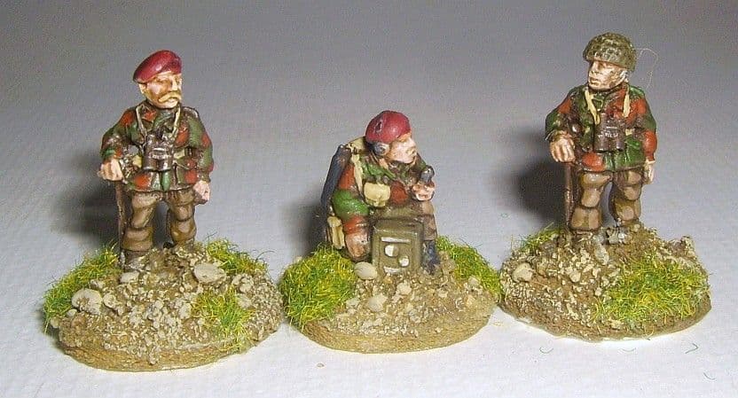 W-BP1 20mm WWII British Para Command in Steel Helmets Old