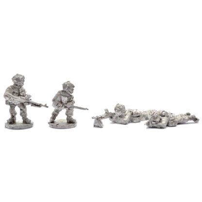 W-BP7 20mm WWII British Paras with Bren Guns in Steel Helmets