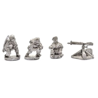 W-BP9 20mm WWII British Paras with Vickers MMG & 3 Crew in Berets