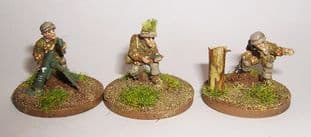 W-GP10 20mm WWII German Para 81mm Lightweight Mortar & 3 Crew Old