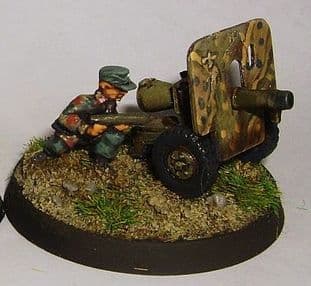 W-GP9 20mm WWII German Para 10.5cm LG40 Recoilless Gun & 3 Crew Old
