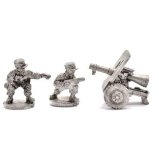 W-GP9 20mm WWII German Para 10.5cm LG40 Recoilless Gun & 3 Crew