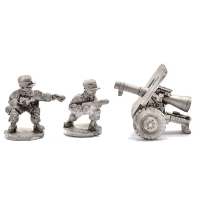 W-GP9 20mm WWII German Para 10.5cm LG40 Recoilless Gun & 3 Crew