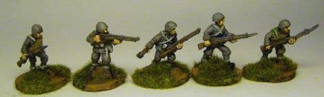 W-IT2 20mm WWII Italian Infantry with Rifles Old