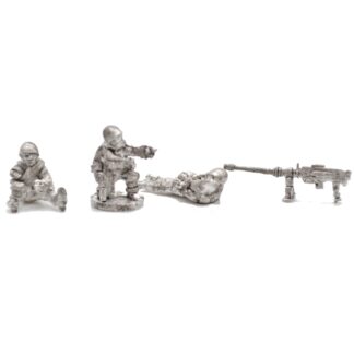 W-IT5 20mm WWII Italian Solothurn Anti-Tank Rifle & 3 Crew