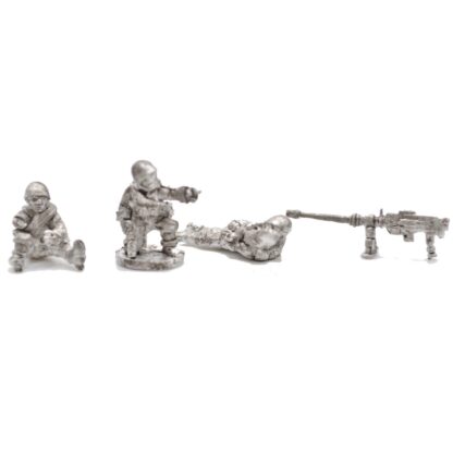 W-IT5 20mm WWII Italian Solothurn Anti-Tank Rifle & 3 Crew