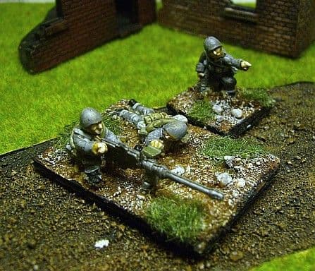 W-IT5 20mm WWII Italian Solothurn Anti-Tank Rifle & 3 Crew Old