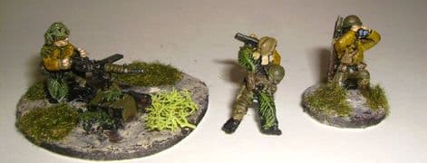 W-JA10 20mm WWII Japanese Nambu HMG & 3 Crew Old
