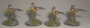 W-JA4 20mm WWII Japanese Riflemen Firing Old