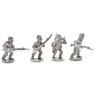 W-JA6 20mm WWII Japanese Riflemen Charging