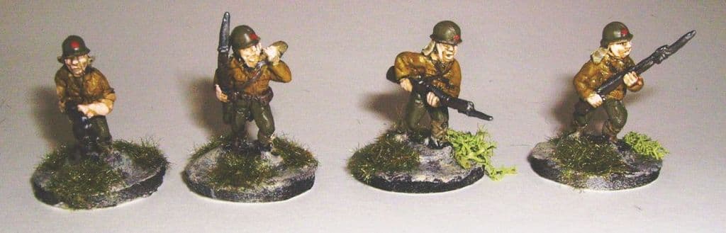 W-JA6 20mm WWII Japanese Riflemen Charging Old