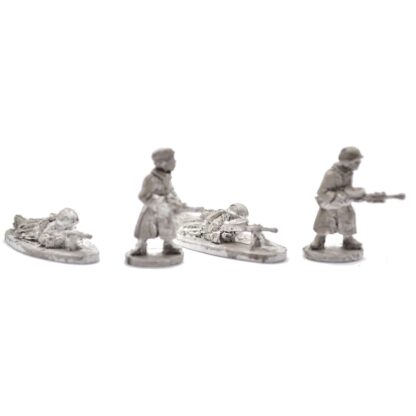W-RA13 20mm WWII Soviet LMG Teams in Greatcoats
