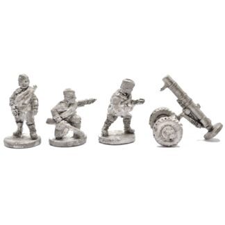 W-RA16 20mm WWII Soviet 120mm Mortar & 3 Crew