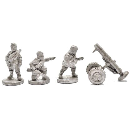 W-RA16 20mm WWII Soviet 120mm Mortar & 3 Crew