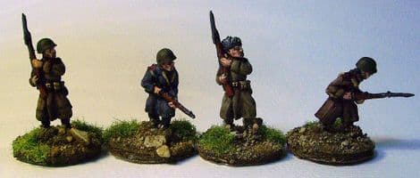 Red Army Riflemen in Greatcoats