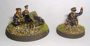 W-RS6 20mm WWII Soviet Naval Maxim HMG & 3 Crew Old