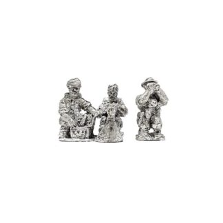WB13 15mm WWII Indian Infantry Vickers HMGs & Crews in Turban