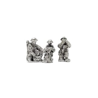WB14 15mm WWII British Infantry Vickers HMGs & Crews in Steel Helmet