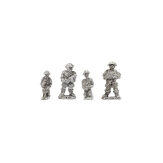 WB19 15mm WWII British Gun Crews in Steel Helmet