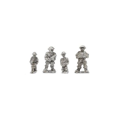 WB19 15mm WWII British Gun Crews in Steel Helmet