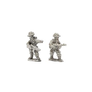 WB27 15mm WWII Australian NCOs with SMGs in Bush Hats