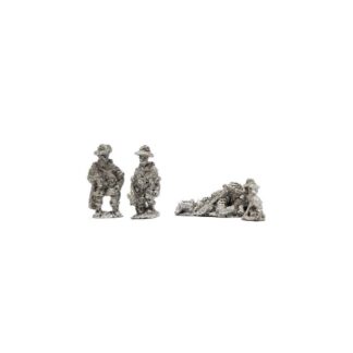 WB30 15mm WWII Australian Bren Gun Teams in Bush Hats