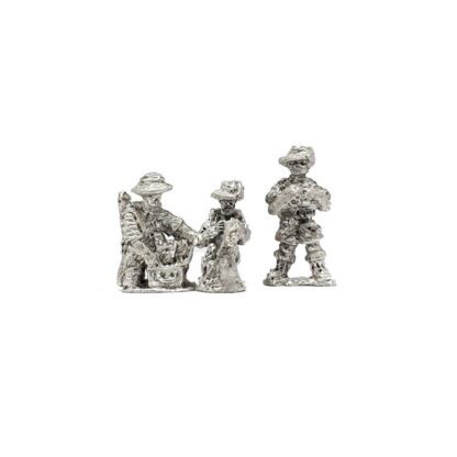 WB33 15mm WWII Australian Vickers HMGs & Crews in Bush Hats