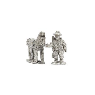 WB37 15mm WWII Australian Pack Mules & Drivers in Bush Hats