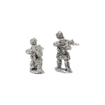 WB5 15mm WWII Indian Infantry Firing with Rifles in Turban