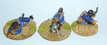 Belgian Maxim Machine Gun with 3 Carabineer Crew