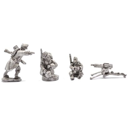WWI Austrian Machine Gun and 3 Crew