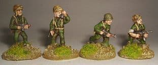 W-AM5 20mm WWII American Marine Command with SMGs Old