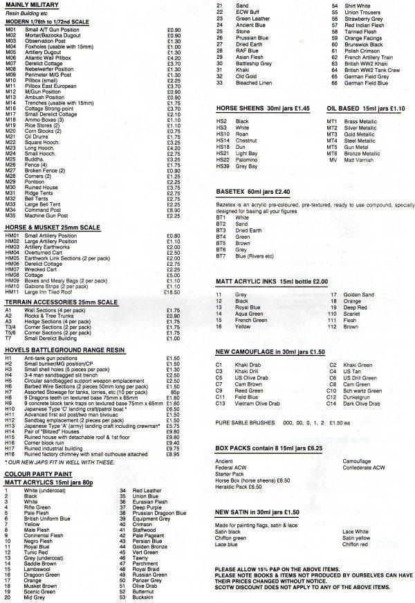 Platoon 20 Catalogue 1996 Page 9