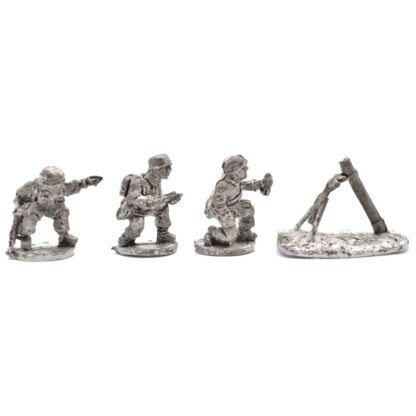 W-GP11 20mm WWII German Para 81mm Mortar & 3 Crew