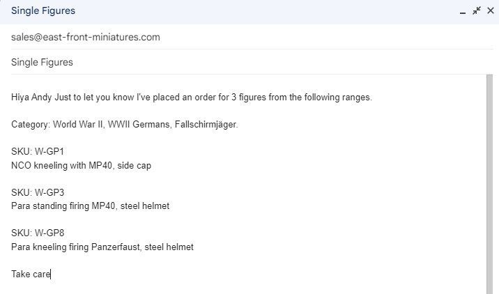 This is how the final email should look