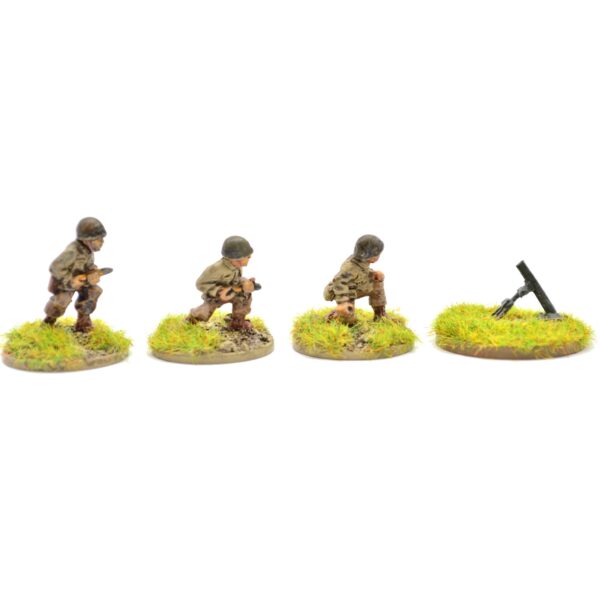 W-AP10 20mm WWII American Airborne M2 60mm Mortar & 3 Crew