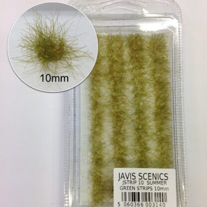 Javis JSTRIP10 Summer Green Static Grass Strips -10mm
